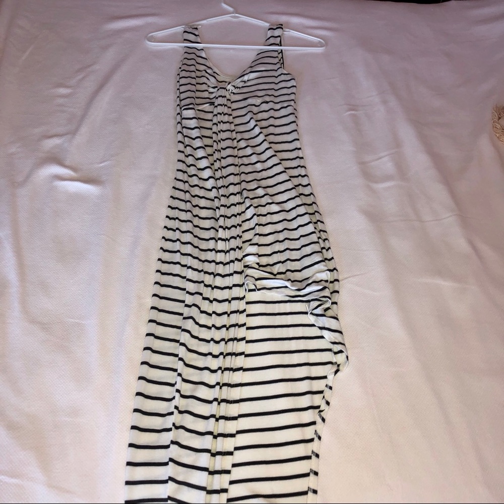 Form Fitting Striped Dress
